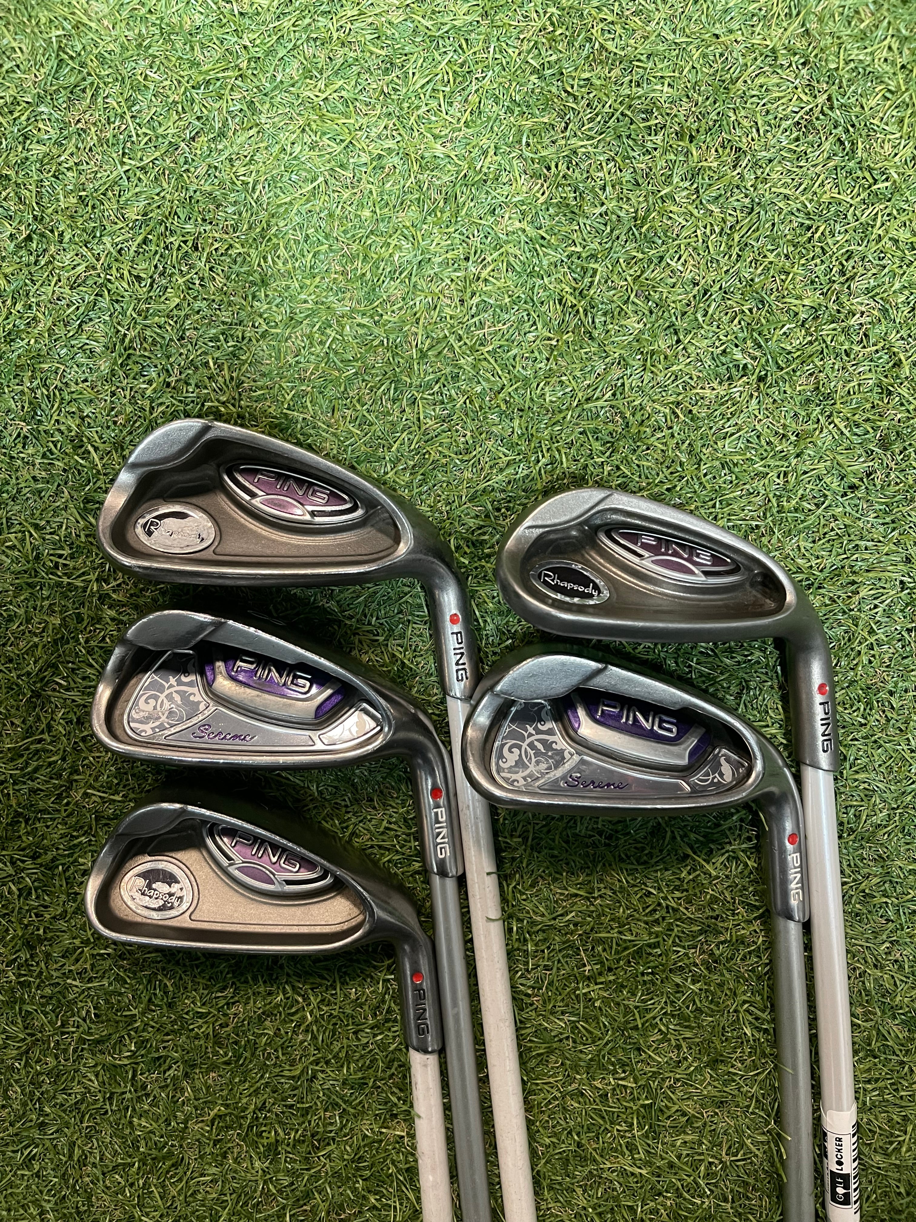 Ping dames combo ijzerset (red dot)