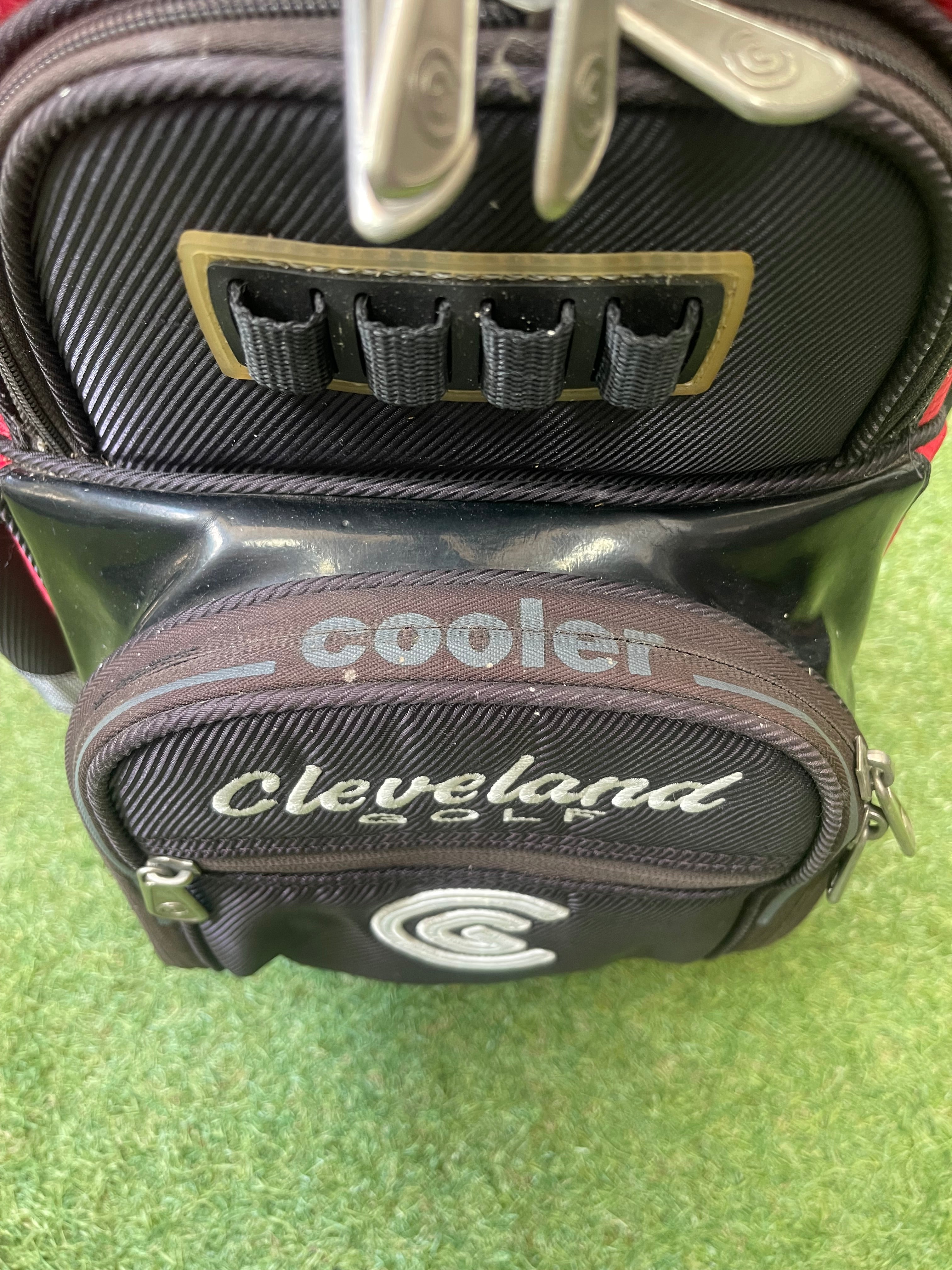 Cleveland Cartbag rood/zwart