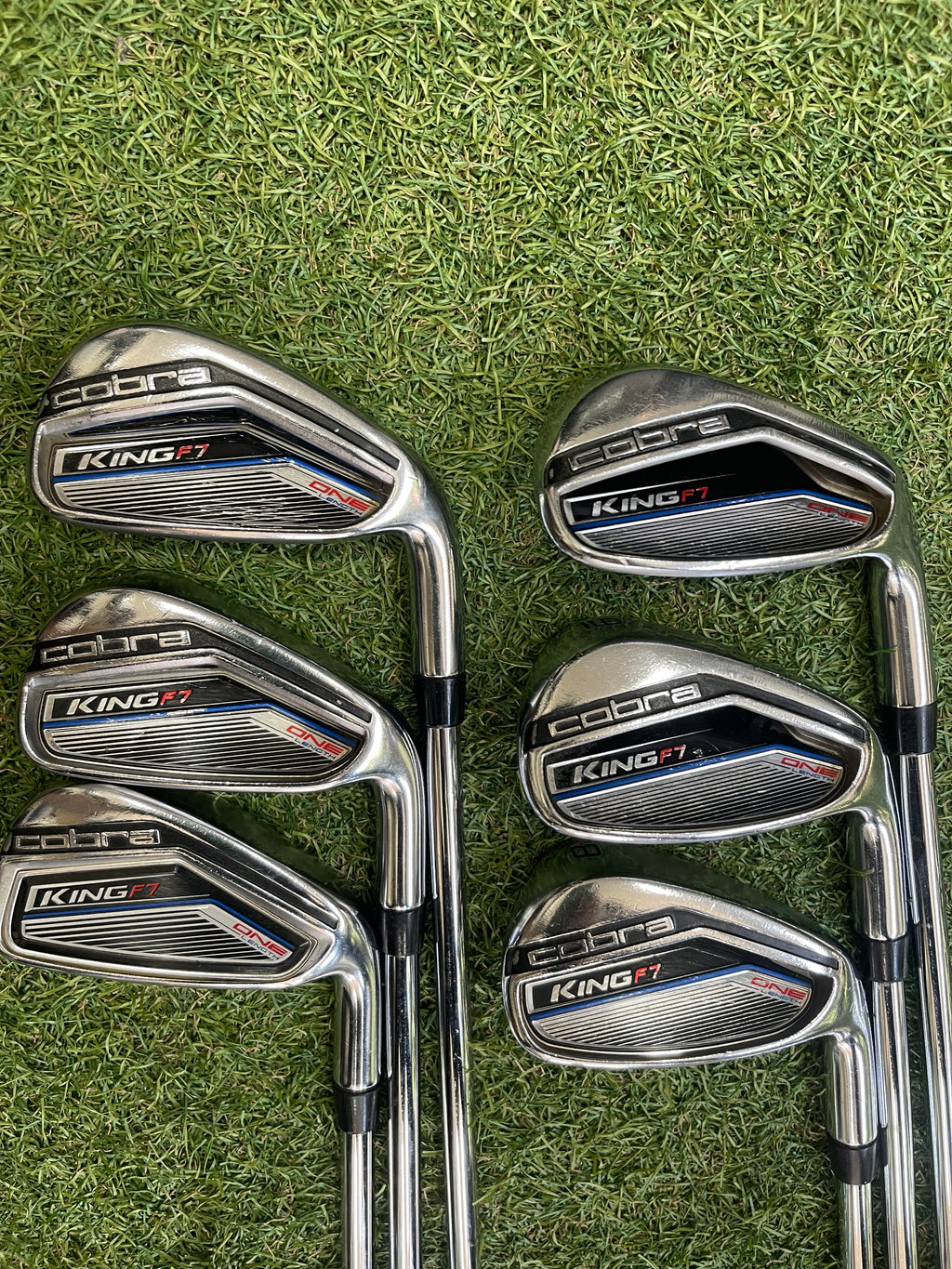 King Cobra F7 one length ijzerset + hybride F8