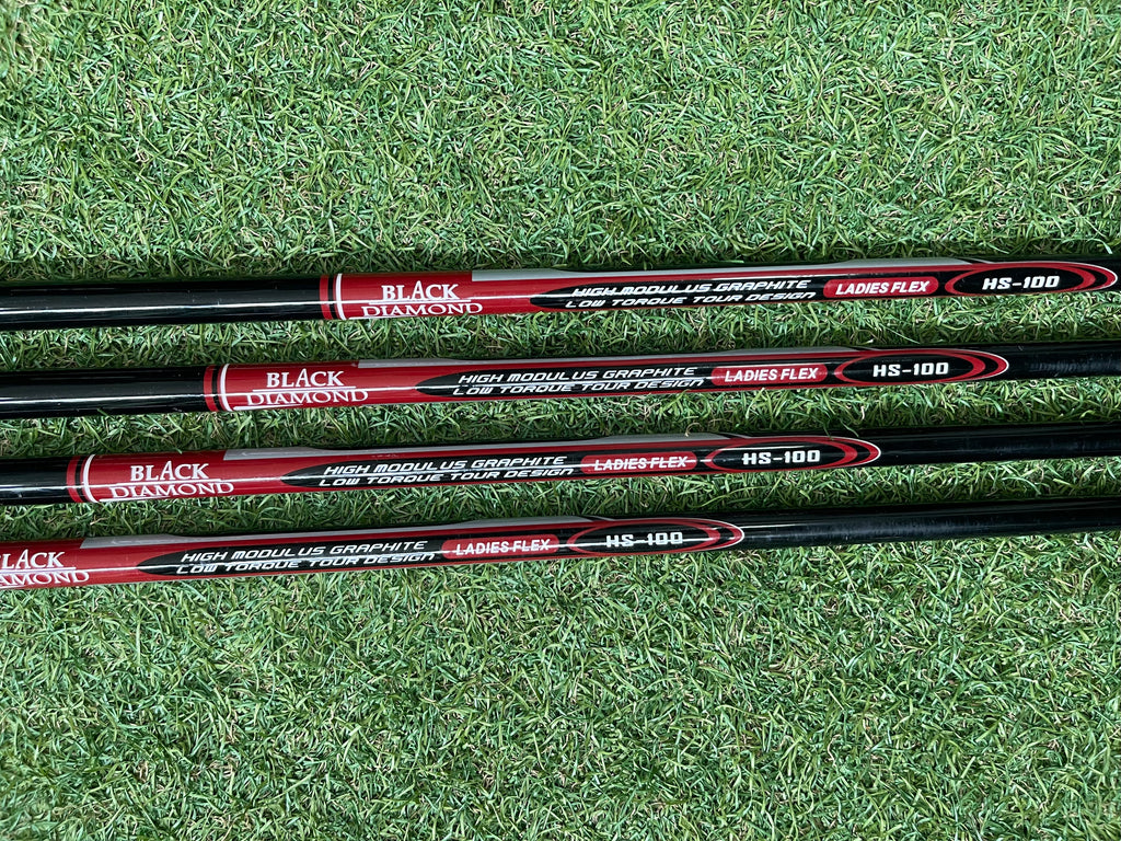 Black Diamond halve dames golfset +1inch (linkshandig)