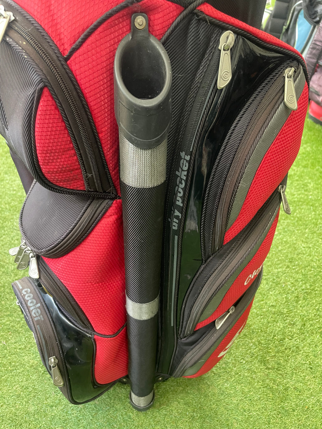 Cleveland Cartbag rood/zwart