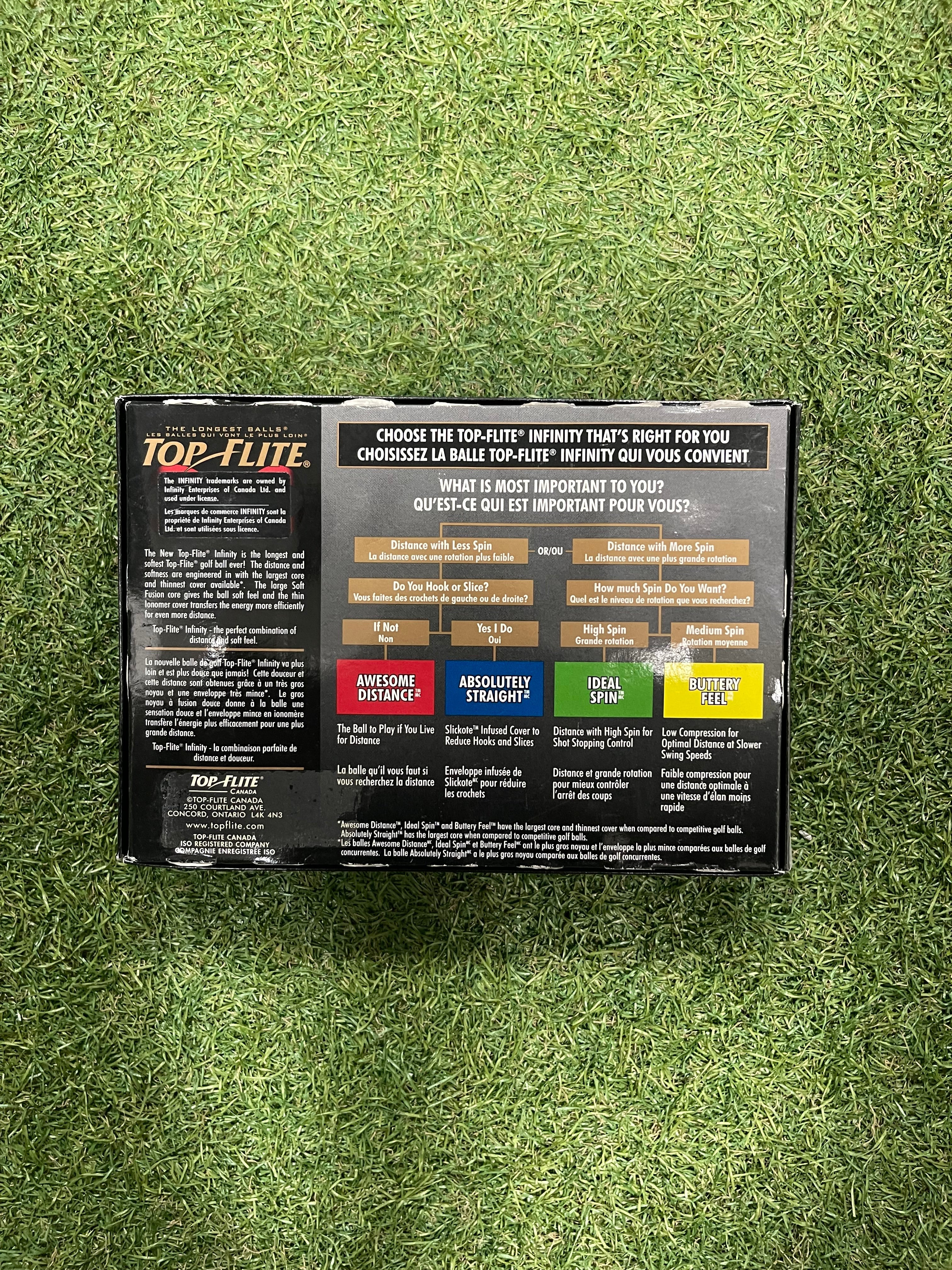 Top Flite Infinity Golfballen 12st