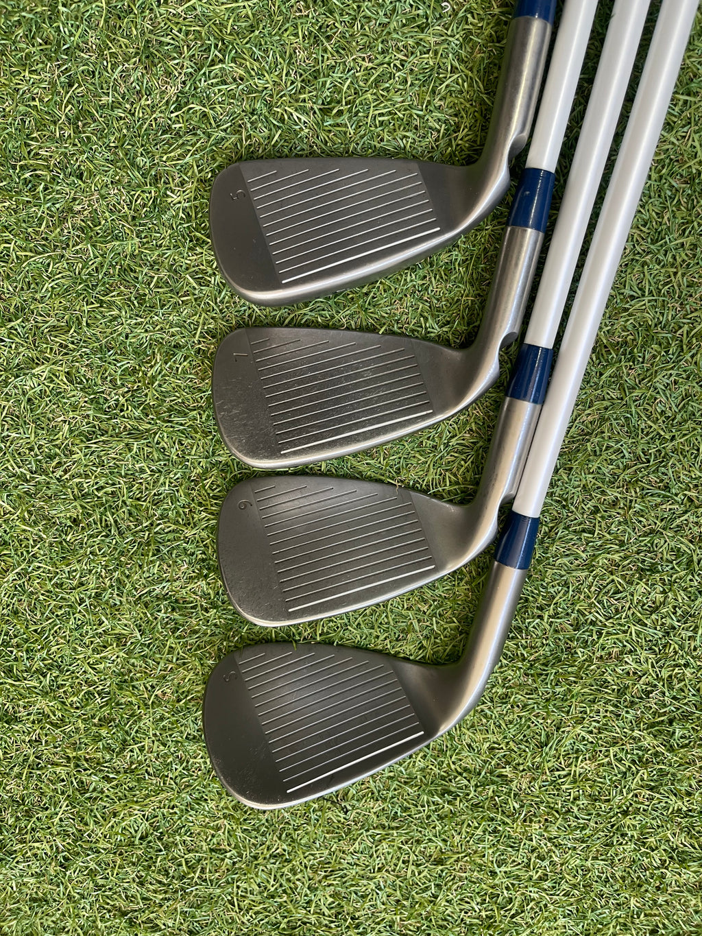 Ping GLE blue dot halve ijzerset + 1” (Dames)