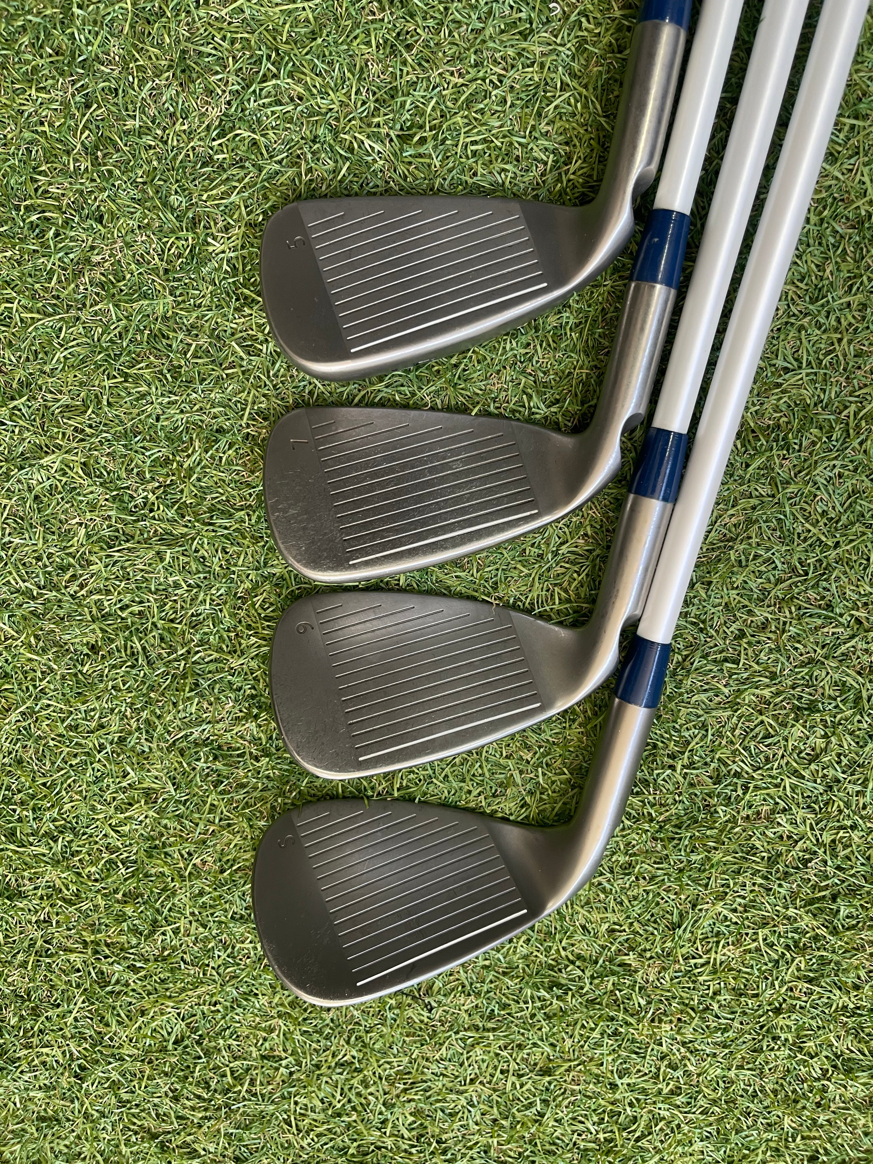 Ping GLE blue dot halve ijzerset + 1” (Dames)