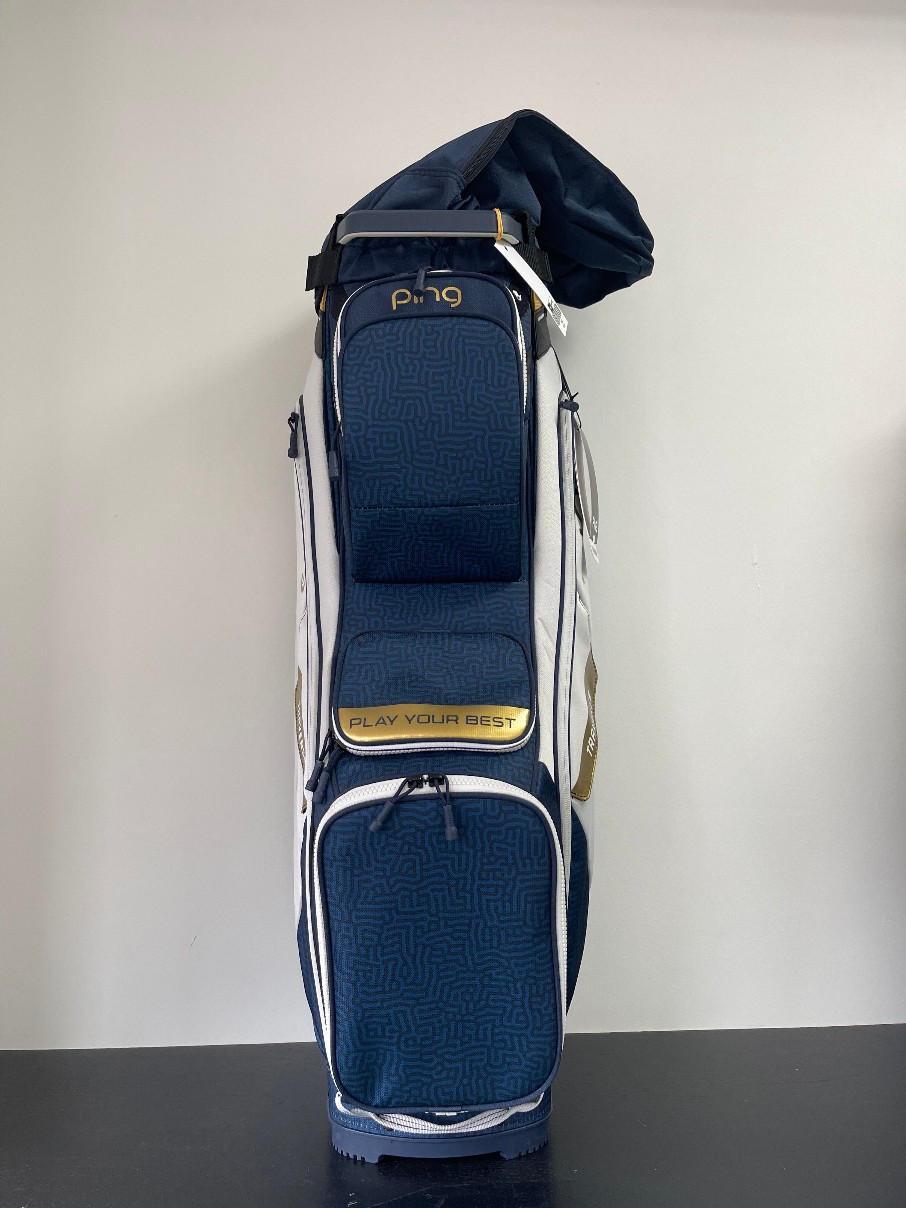 Ping Traverse GLe3 Cartbag Coral Blauw
