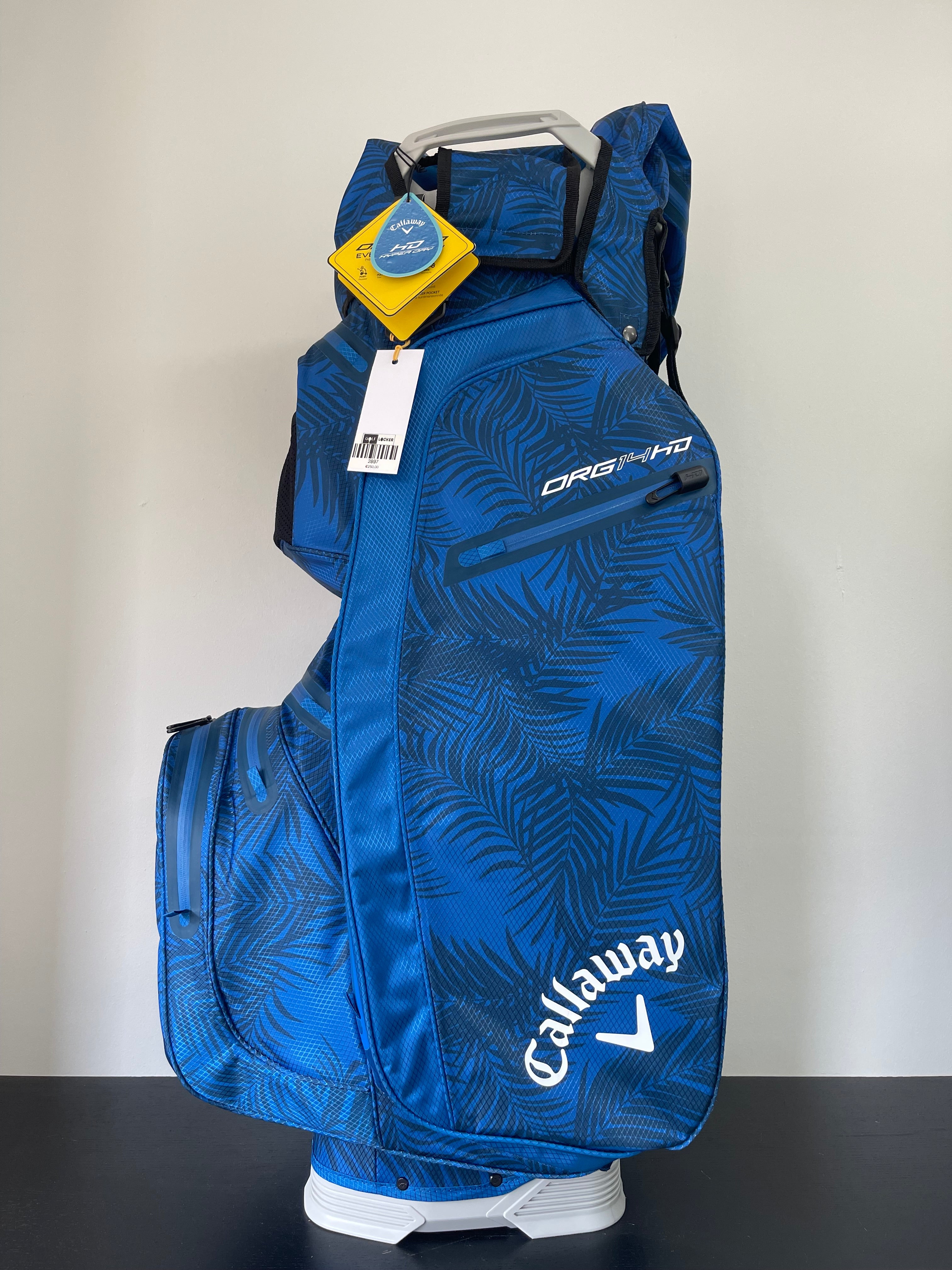 Callaway ORG14 HyperDry Cartbag Palm Blauw