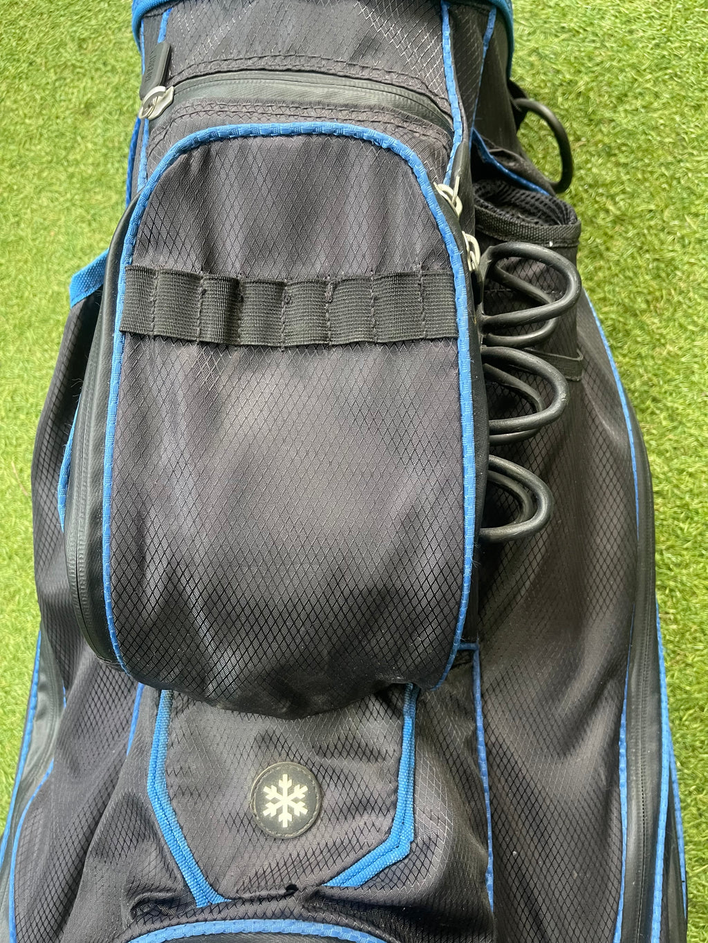 Go Kart cartbag blauw/zwart