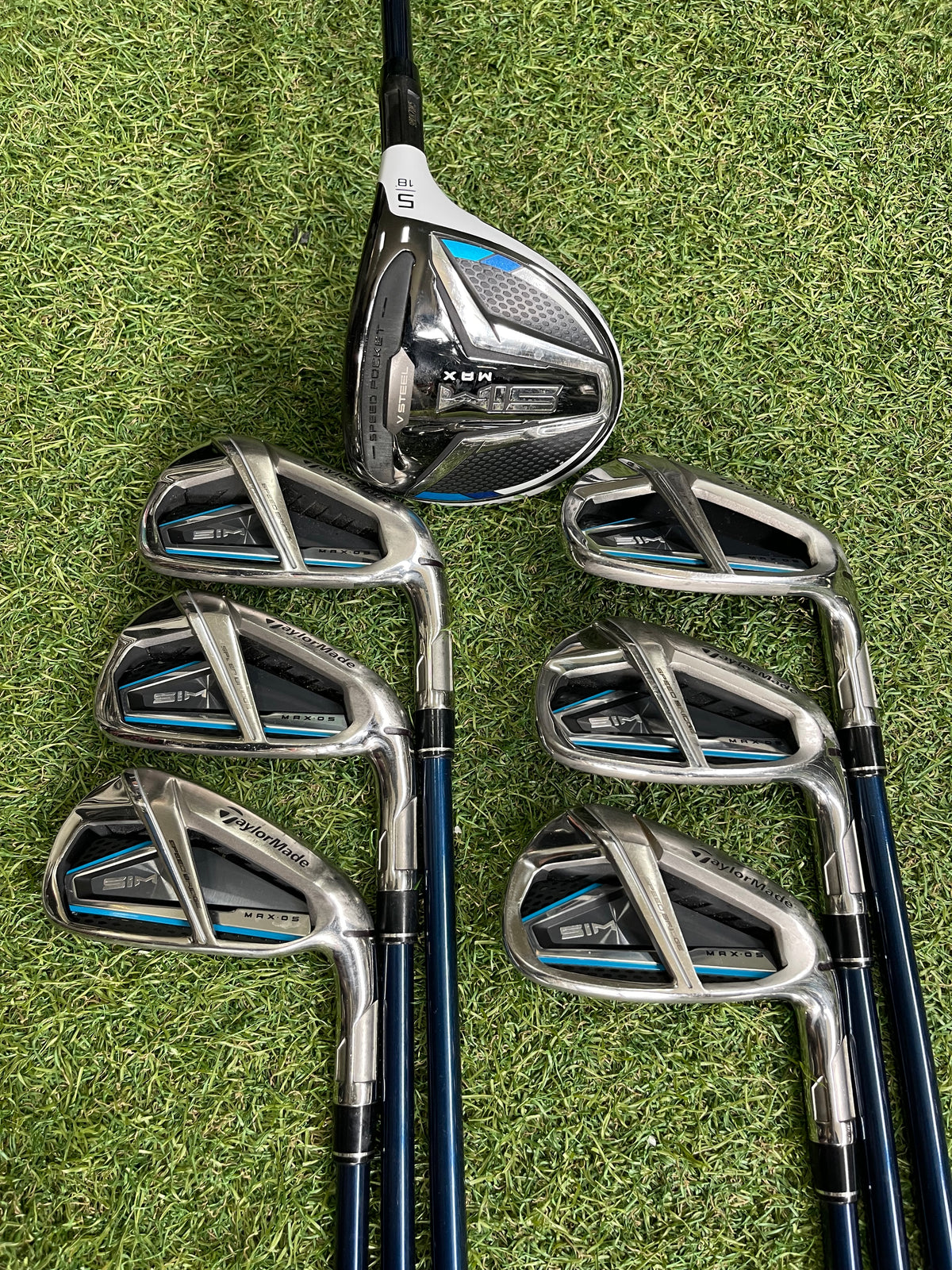 TaylorMade Sim Max Ijzerset + 5 Wood