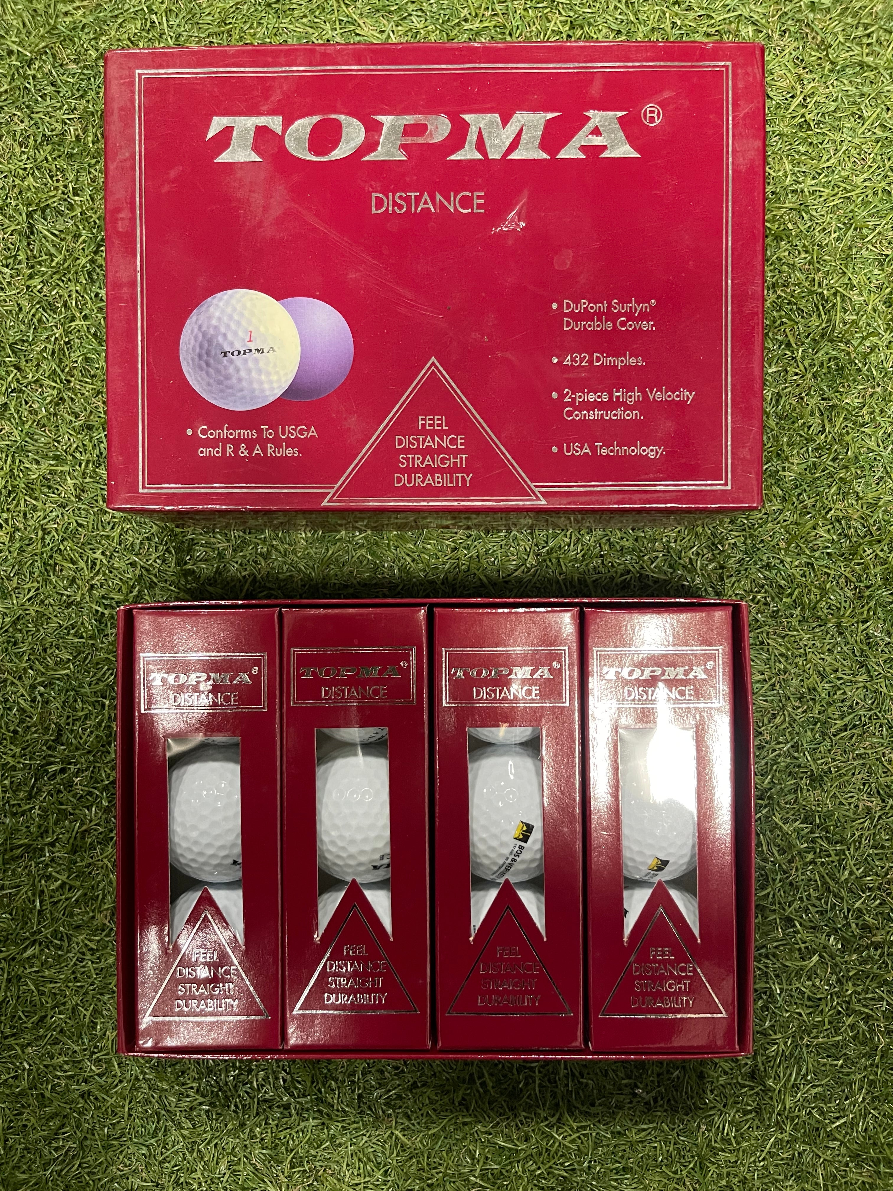 Topma Distance Golfballen 12st
