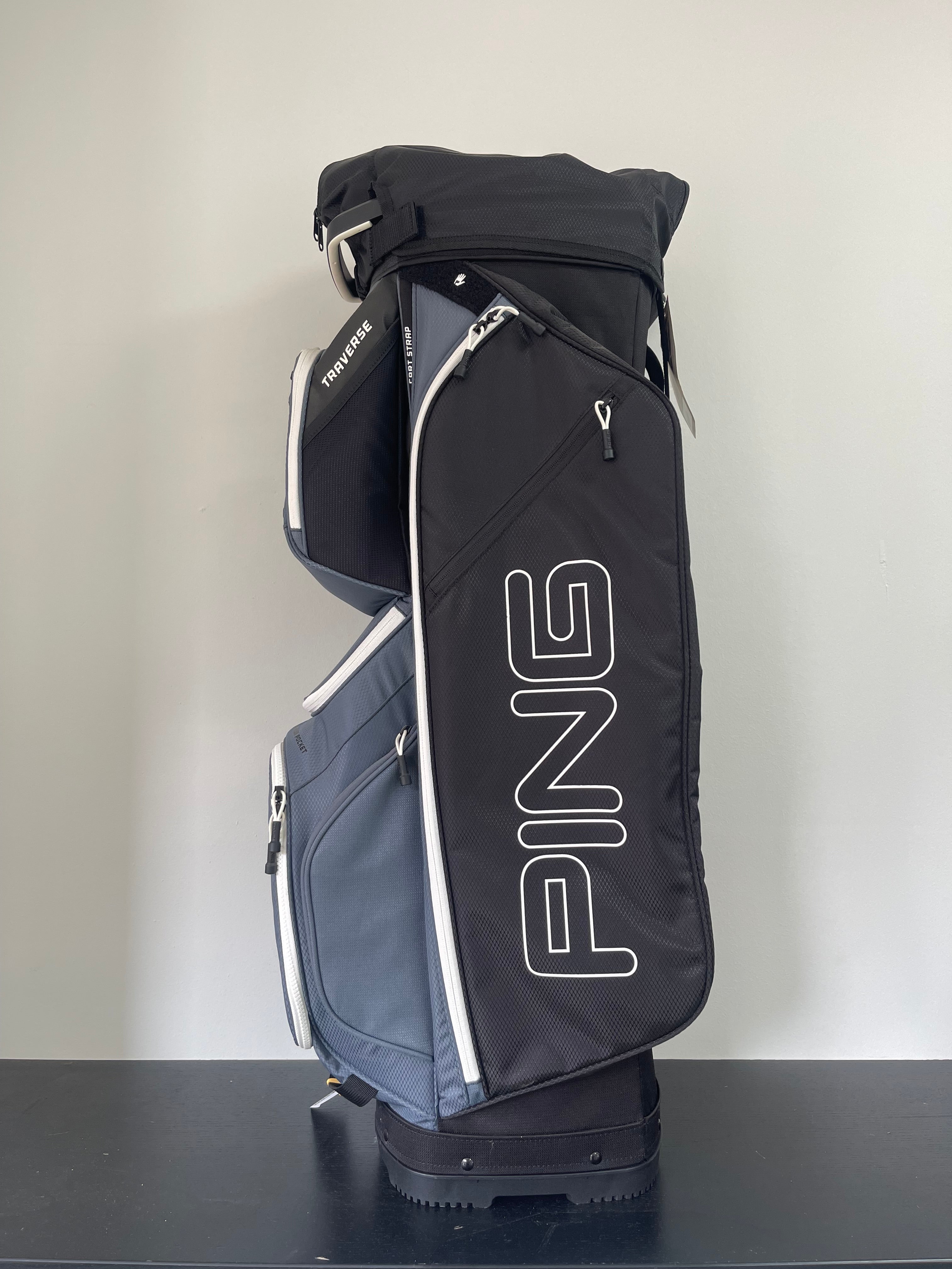 Ping Traverse Cartbag Grijs/Zwart