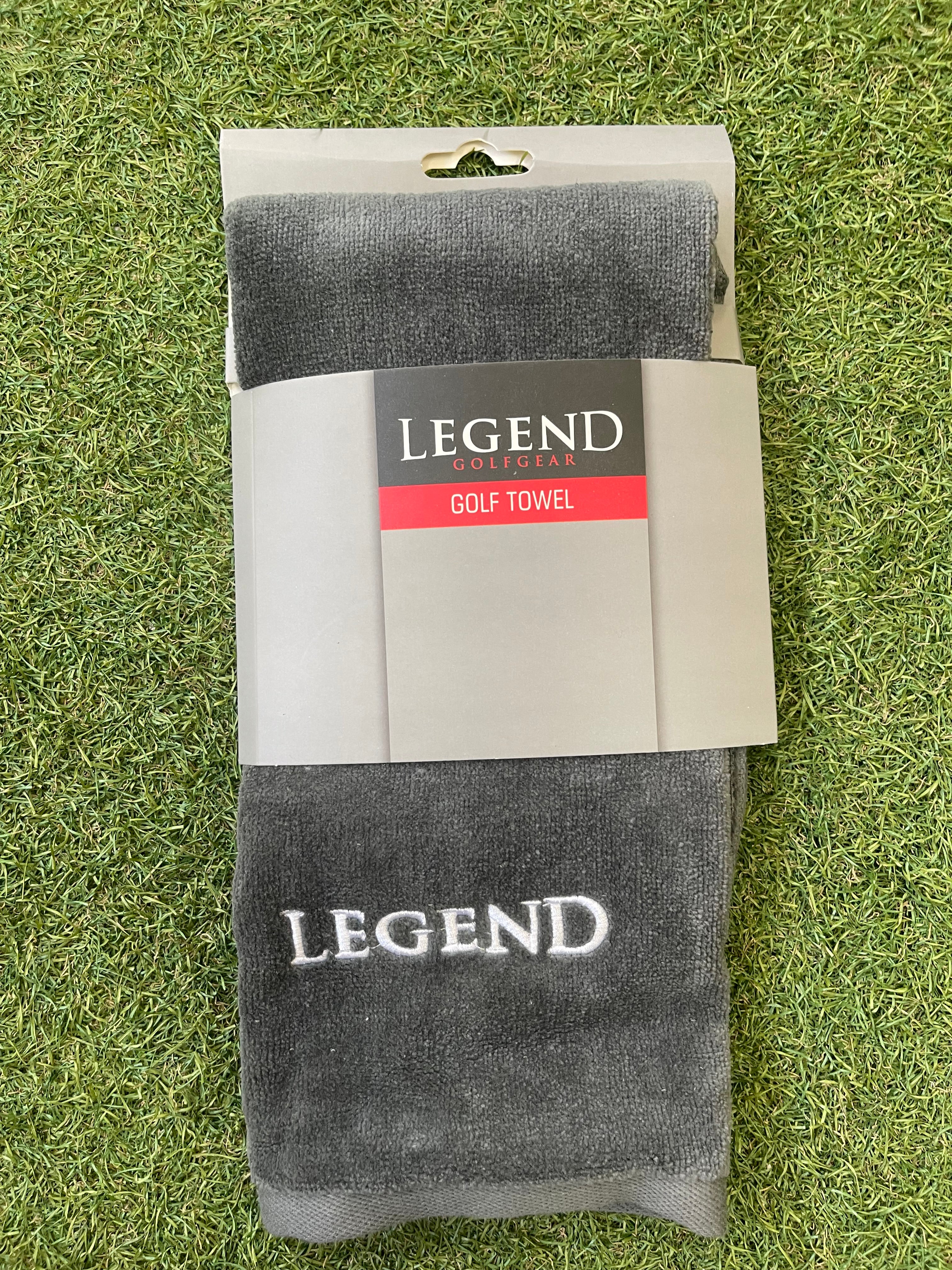 Legend handdoek grijs