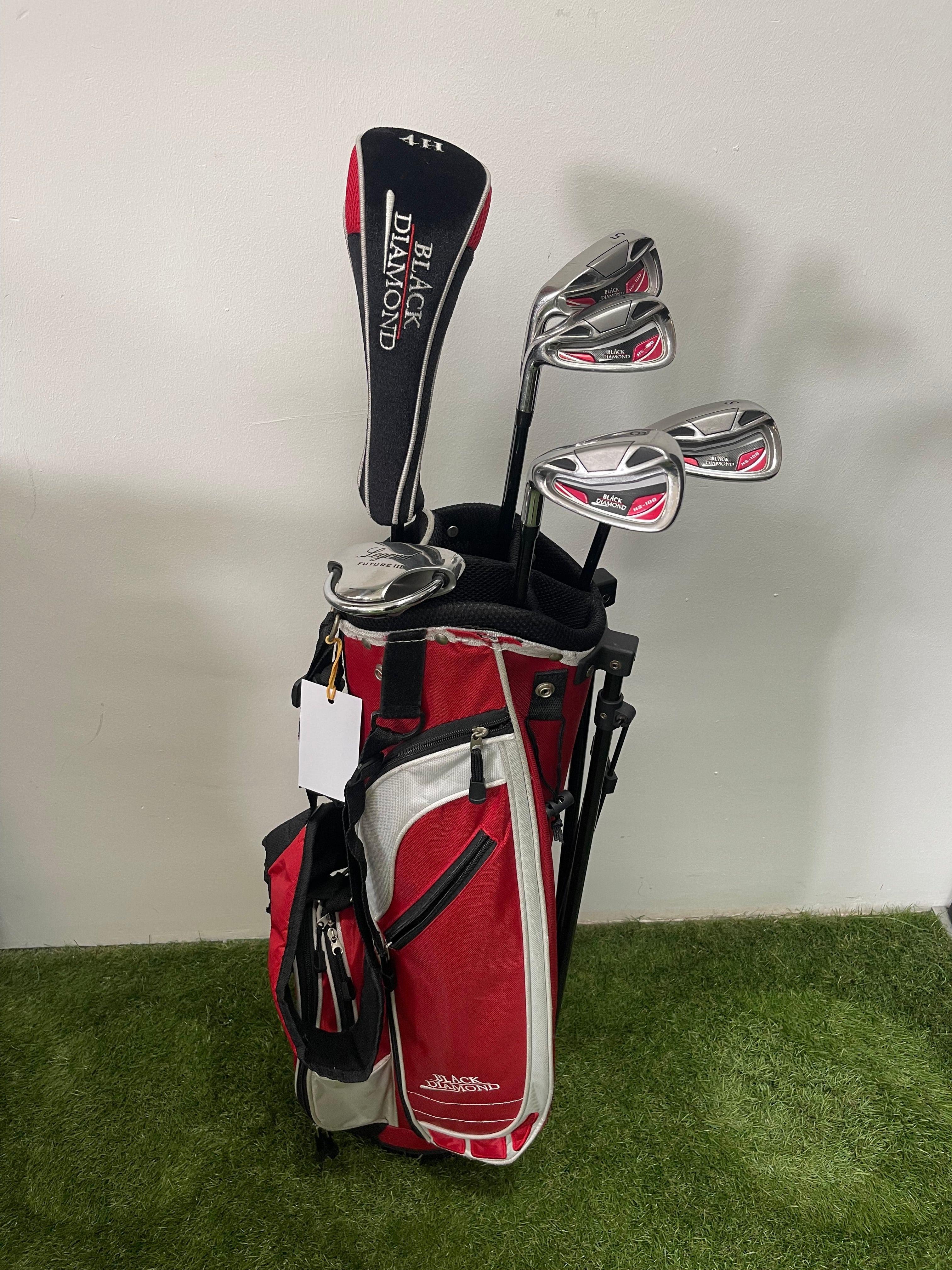 Black Diamond halve dames golfset +1inch (linkshandig)