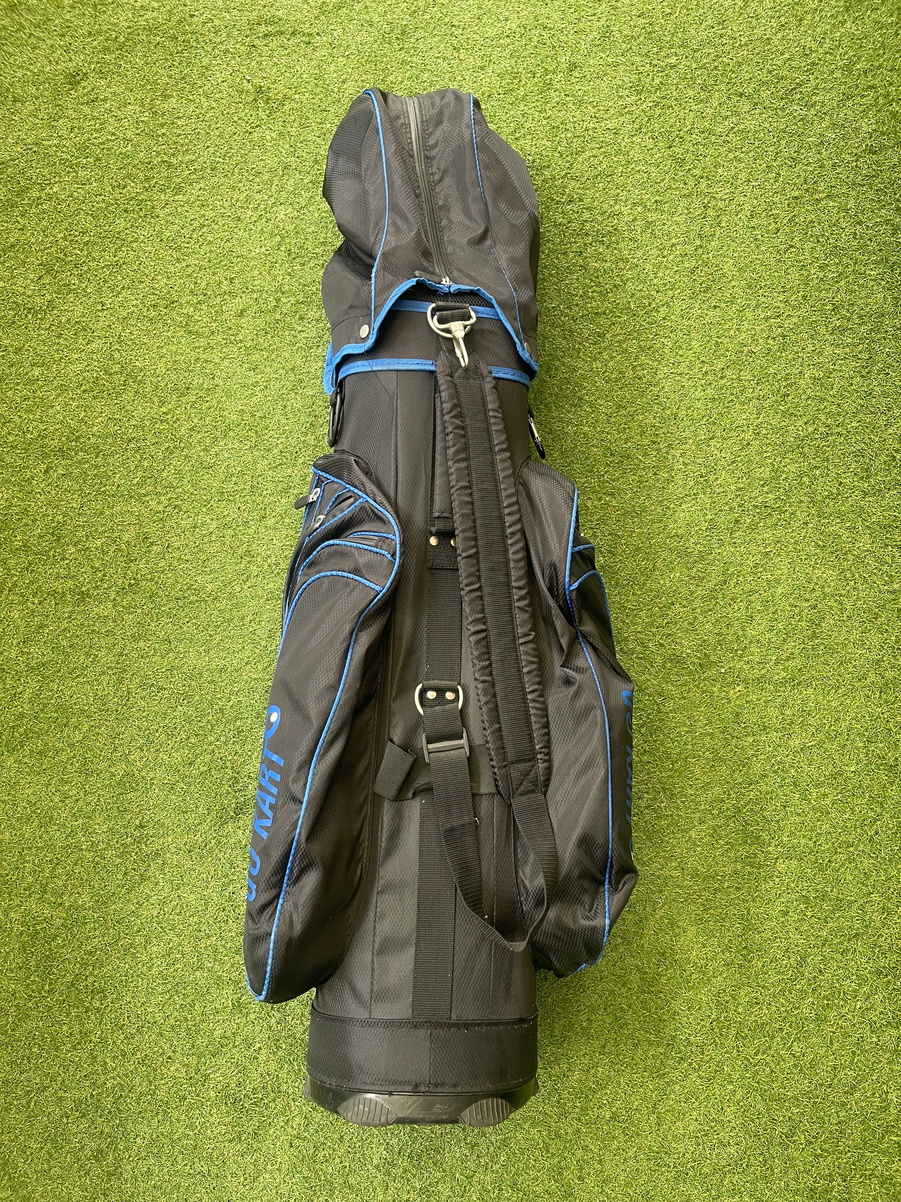 Go Kart cartbag blauw/zwart