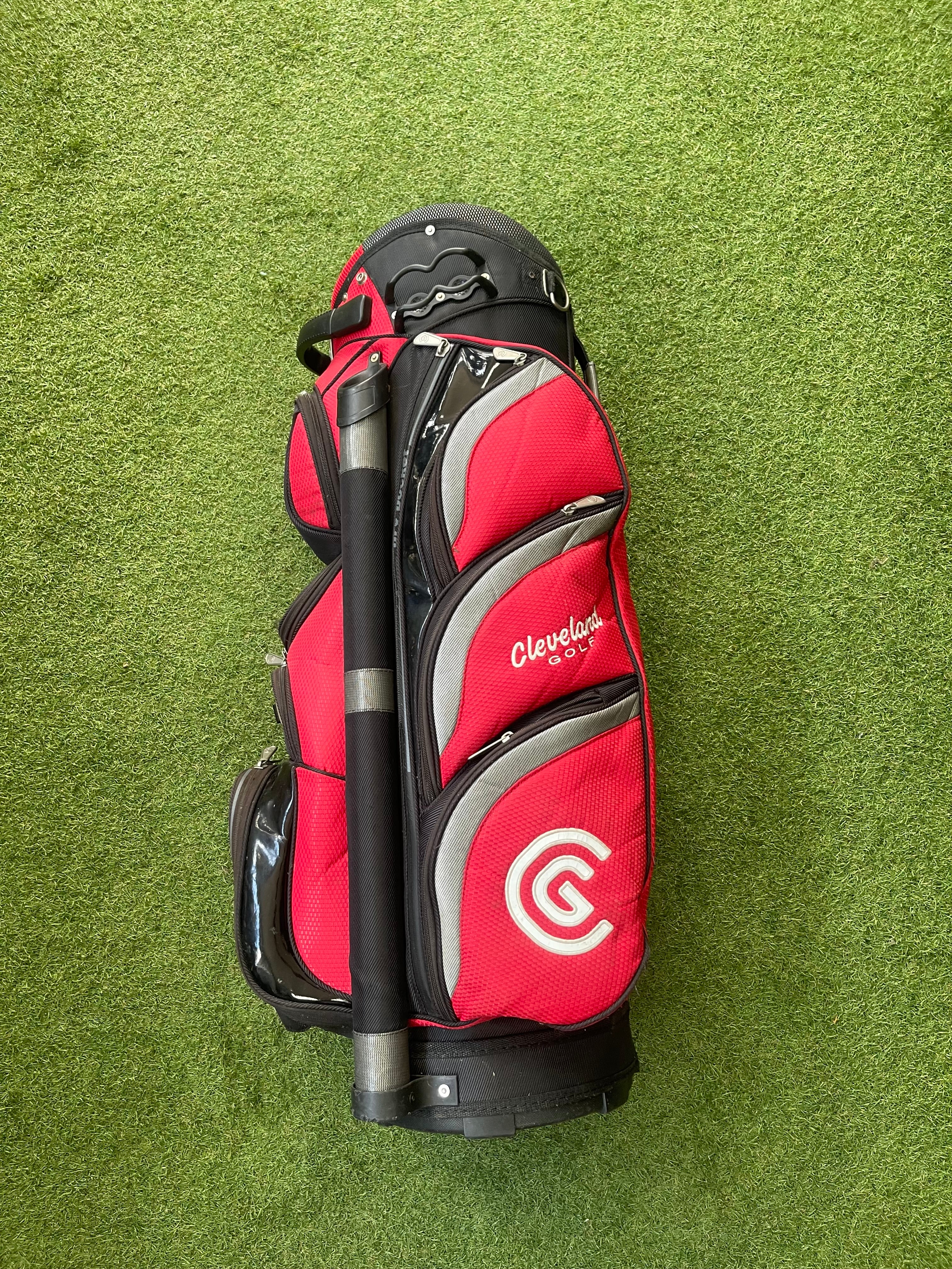 Cleveland Cartbag rood/zwart
