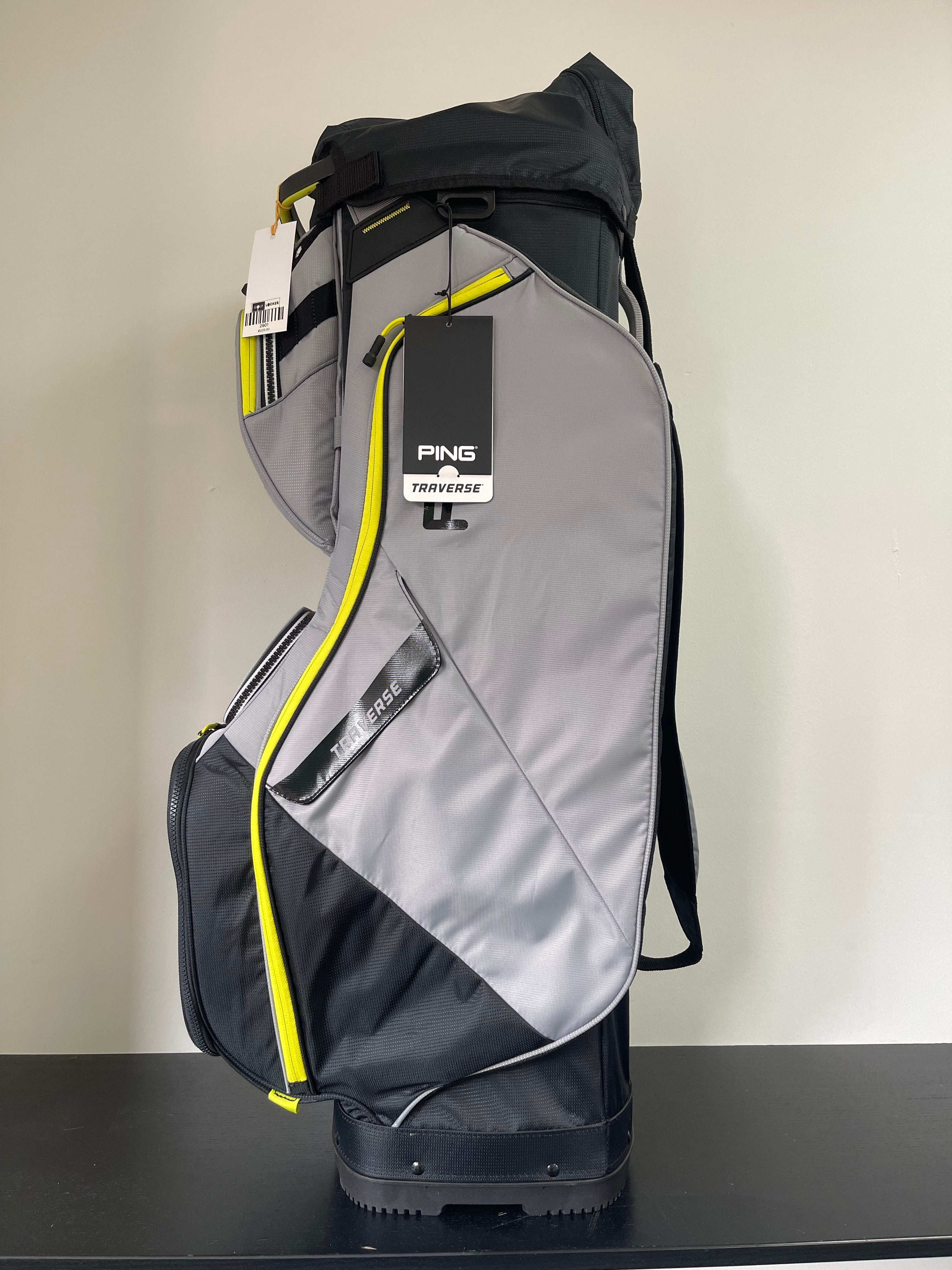 Ping Traverse Cartbag Zwart/Staal