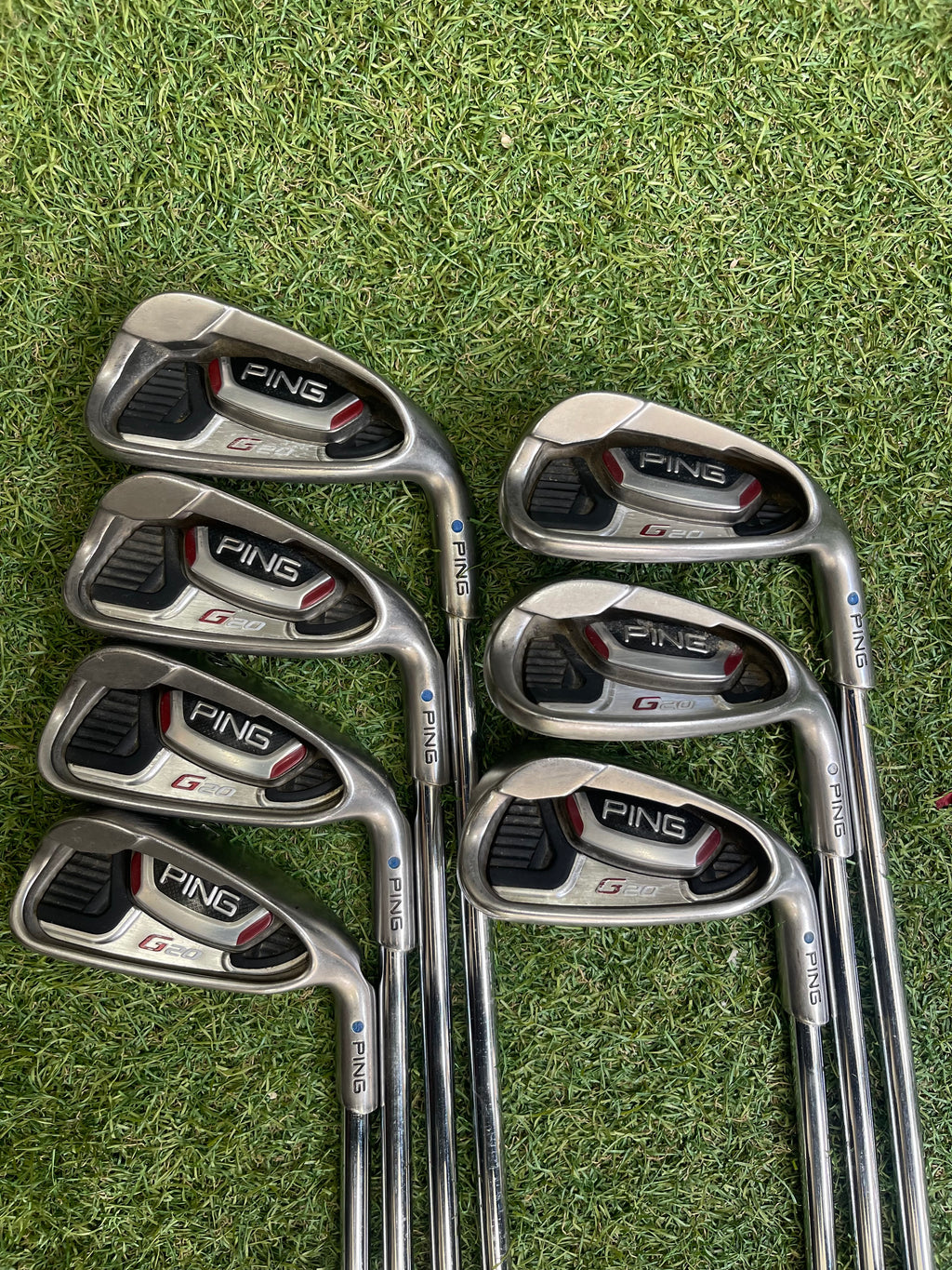 PING G20 Ijzerset 5 T/m 9,PW,SW (Blauwe Stip)